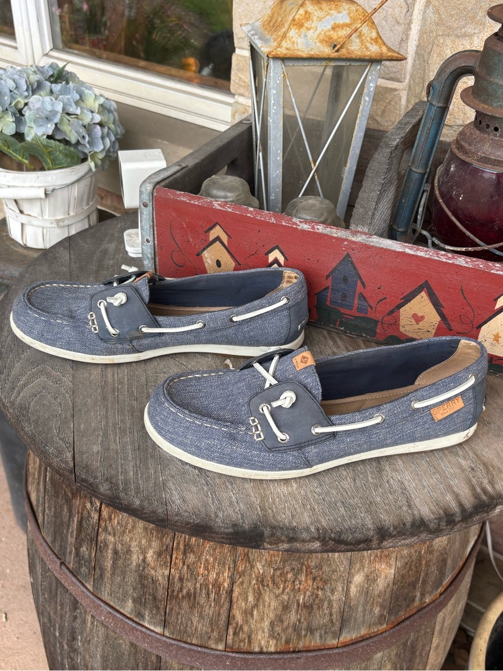 Sperry Two-Eye Fabric Boat Shoe - Picture 3 of 8
